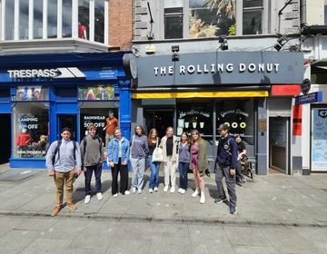 Visiting Rolling Donut Shop 