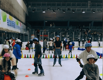 Students skating