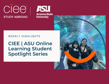 ASU online CIEE study abroad