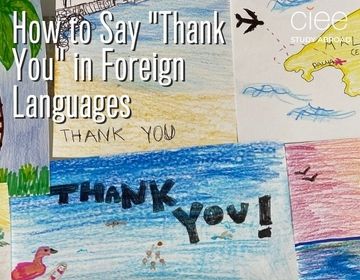 thank you foreign language CIEE study abroad
