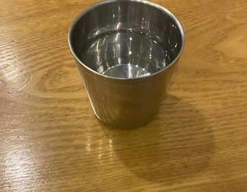 Steel water cup