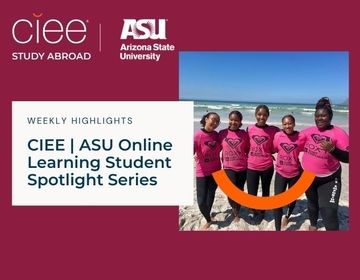 ASU online CIEE study abroad