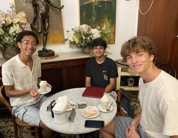 Ordering at local cafes