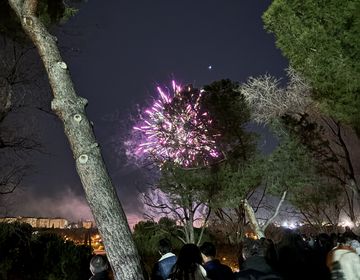 Fireworks in Madrid