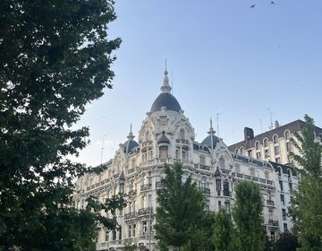 Outside the palace