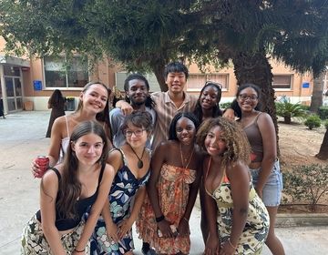 Students during Farewell Dinner 