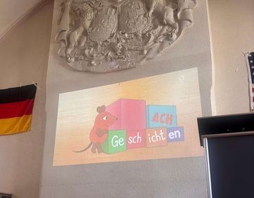 Dominick and others watched the well-known "Maus" show in Germany.