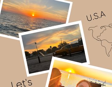 Tabata shares photos of Florida sunsets.