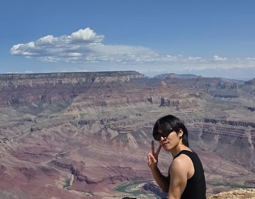 Wontae explored California when he wasn't at his internship.