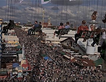 An aerial look at Oktoberfest
