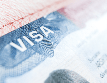 Image of a J-1 visa