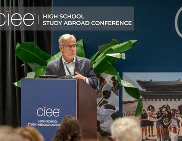 ciee ceo giving hsc keynote