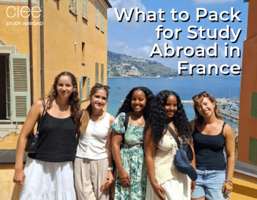 What to Pack for Study Abroad in France
