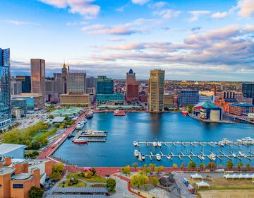 skyline of baltimore maryland