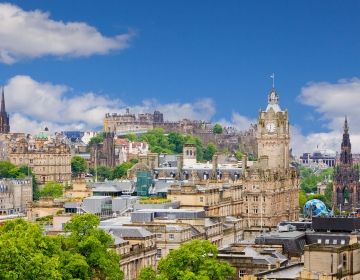 Edinburgh skyline during the day