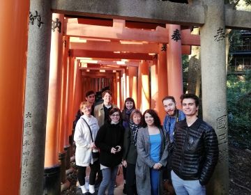 kyoto japan fushimi inari shrine student tour