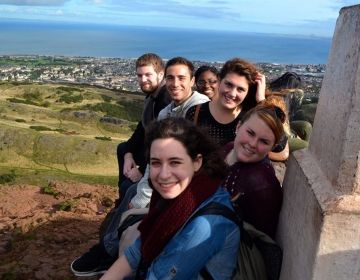students in edinburgh scotland ocean view