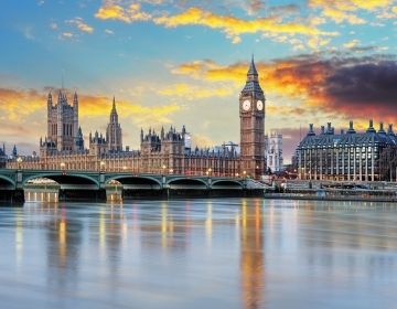 london historic buildings sunset big ben