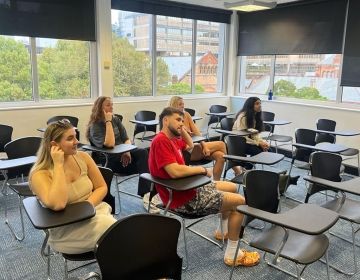 humanities students in classroom sydney australia