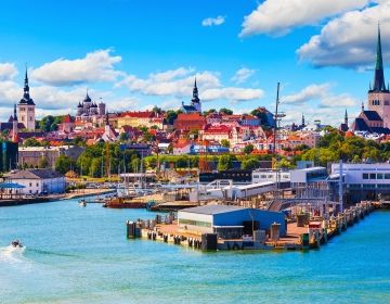 tallinn harbor view