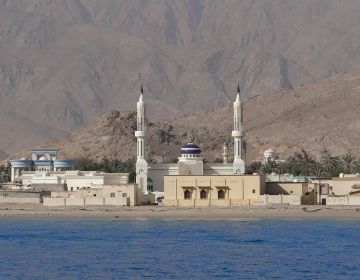 Building in the mountains of Oman