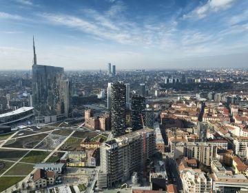 Milan business district