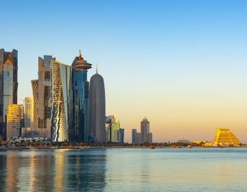 Qatar skyline