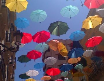 Umbrellas in Italy