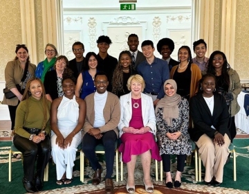 2023 Frederick Douglass Global Fellows with the First Lady of Ireland