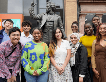 2023 Frederick Douglass Global Fellows at Unveiling of Douglass Statue in Belfast