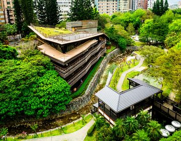 aerial view of taipei public library