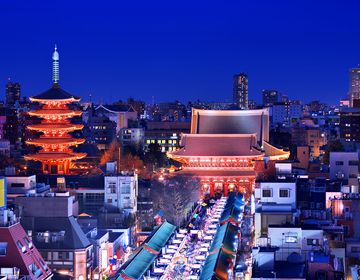 tokyo night skyline