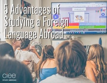 advantages of studying language abroad