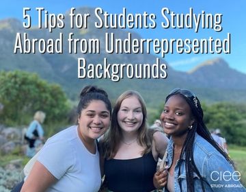 students from underrepresented backgrounds study abroad tips