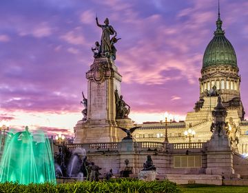 congreso square abroad buenos aires