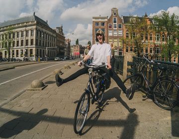 amsterdam biking abroad