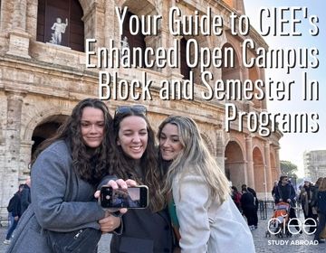 guide to open campus semester in ciee