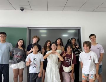 students studying abroad in Shanghai