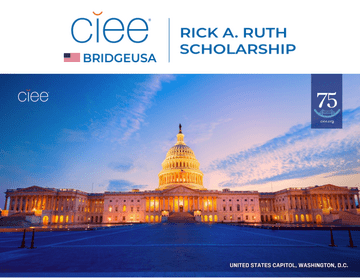 Rick A. Ruth BridgeUSA Summer Work Travel Scholarship