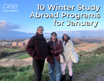 ciee study abroad january