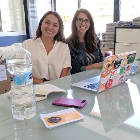 seville virtual interns at desk