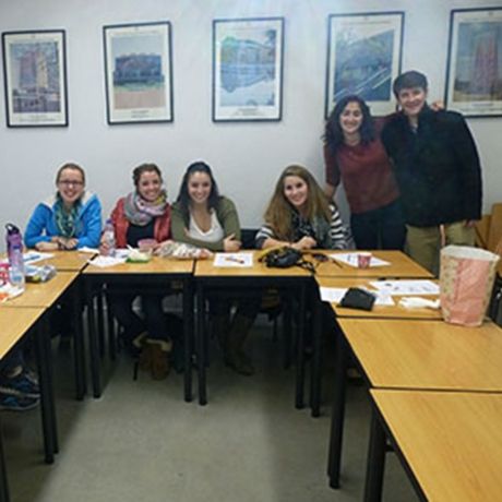 students at ciee alcala de henares center spain