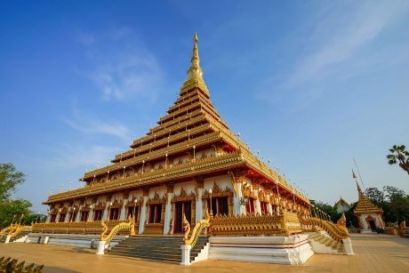 Colorful temple in Thailand