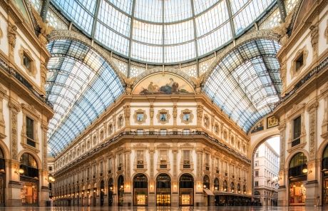 terminal in milan italy ceiling