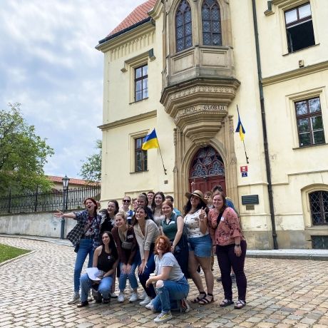 Prague summer tour group