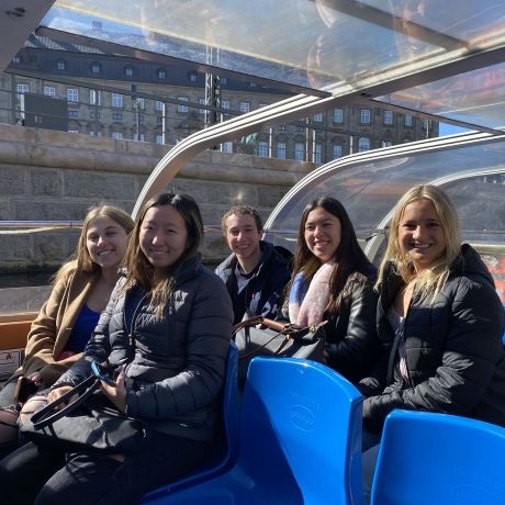 copenhagen boat tour study abroad students