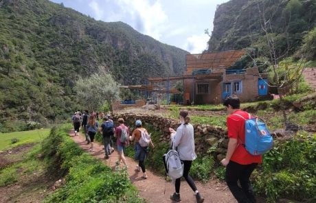 walking trail in rabat morocco mountains