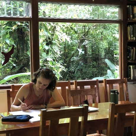 monteverde ciee center library student studying