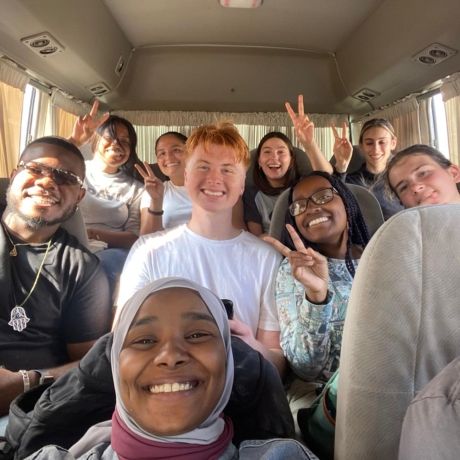 students abroad amman ride bus