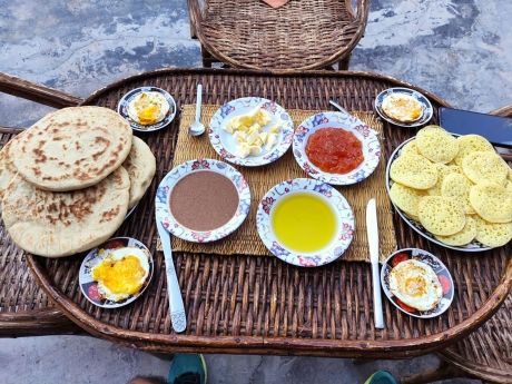 Moroccan breakfast food